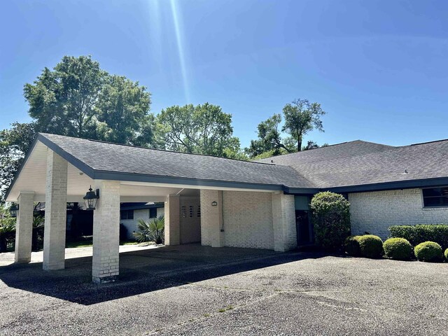 view of ranch-style home