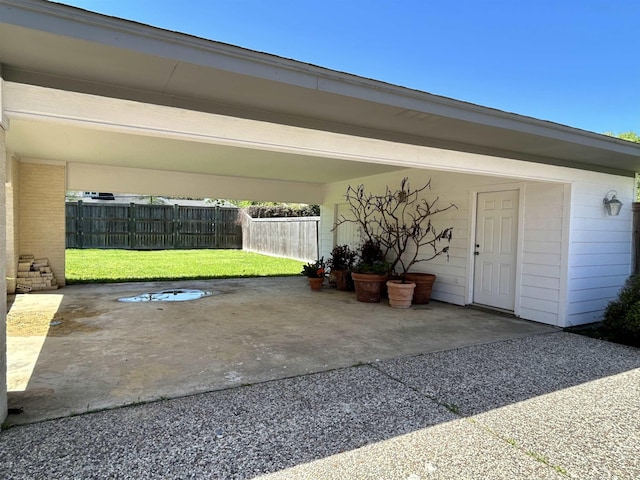 view of patio