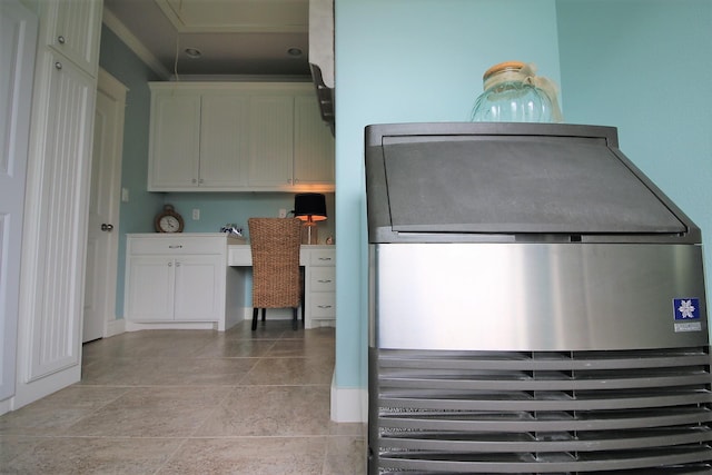 kitchen with white cabinetry