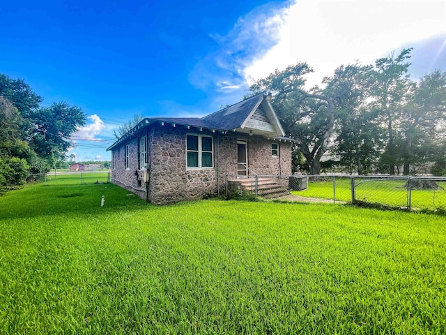 3832 W Park Ave, Orange, TX 77630 - view of property exterior with stone siding