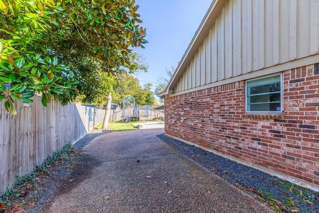 view of home's exterior featuring a patio area