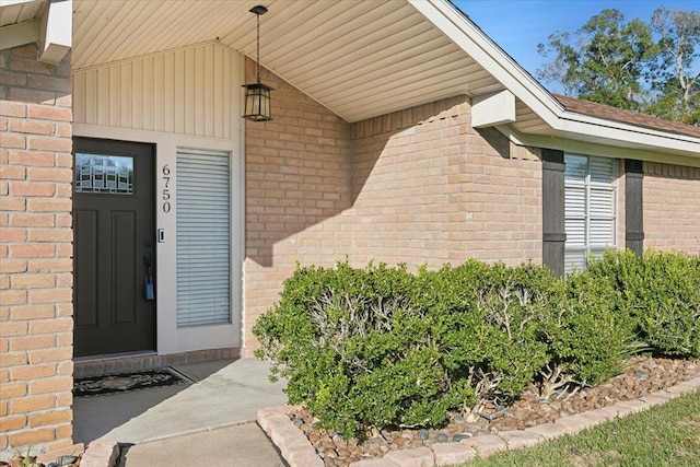 view of entrance to property