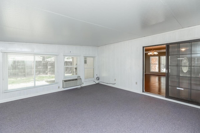 10754 Bonwell Loop, Kountze, TX 77625 - unfurnished sunroom with a chandelier and cooling unit