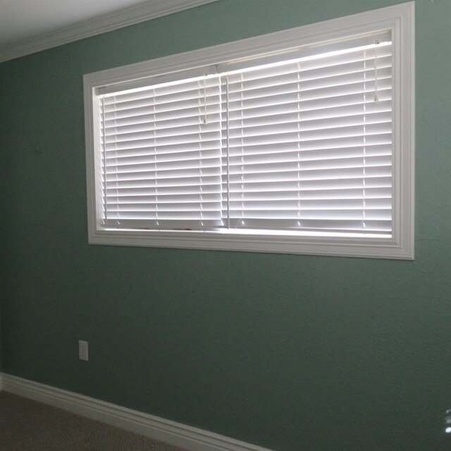 interior details with ornamental molding and baseboards