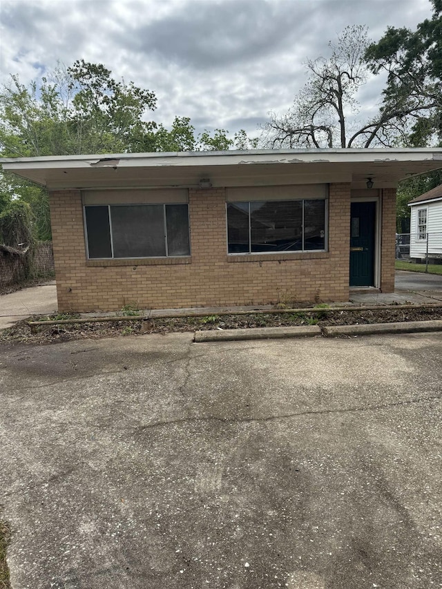 view of front of home