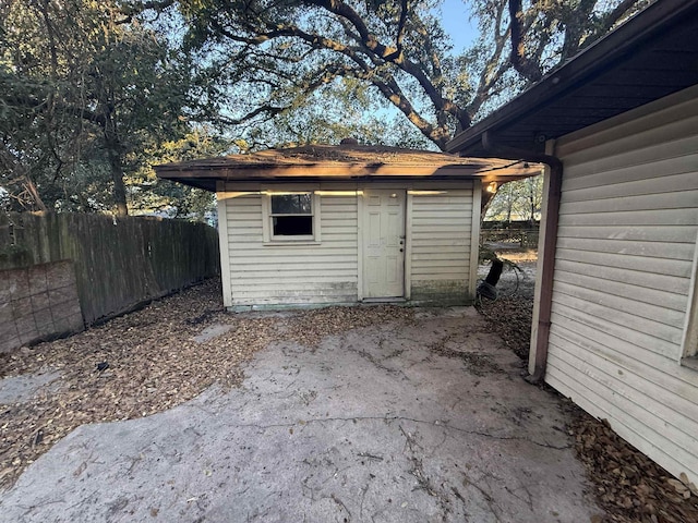 view of outbuilding