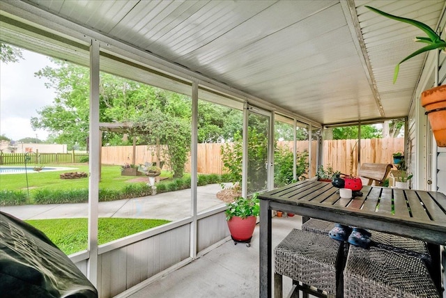 3821 Suncrest Dr, Groves, TX 77619 - view of sunroom / solarium