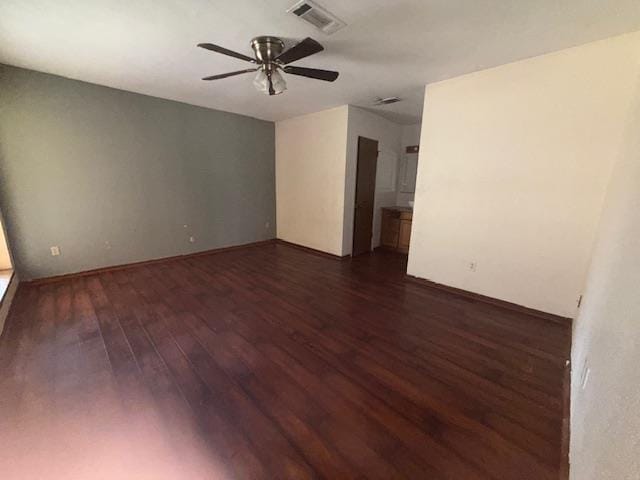290 Rosine St, Beaumont, TX 77707 - spare room featuring wood finished floors and a ceiling fan