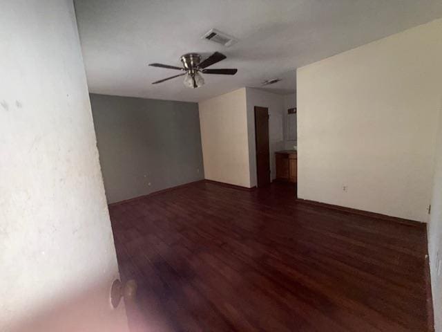 290 Rosine St, Beaumont, TX 77707 - unfurnished room featuring wood finished floors and ceiling fan