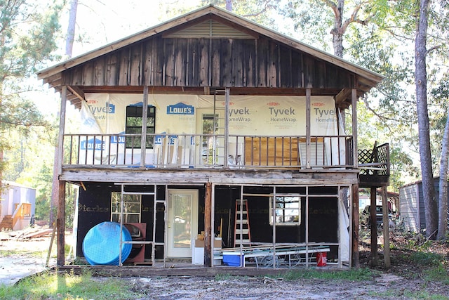 view of rear view of house