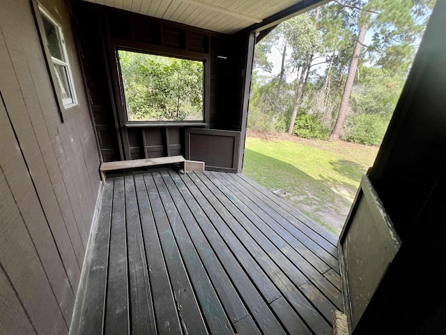 357 Hawks, Kountze, TX 77625 - wooden deck featuring a yard