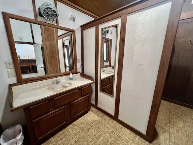 357 Hawks, Kountze, TX 77625 - bathroom featuring vanity and tile patterned floors