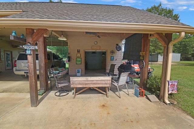 115 Pr 5250, Warren, TX 77664 - view of patio / terrace with ceiling fan