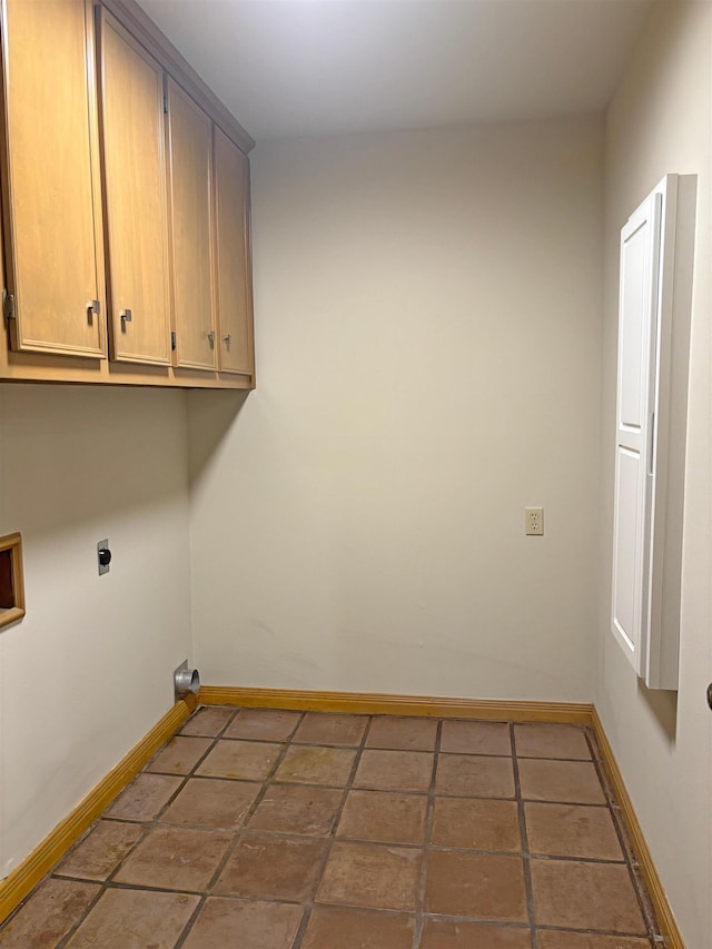 4370 Thomas Ln, Beaumont, TX 77706 - laundry area featuring hookup for an electric dryer and cabinet space