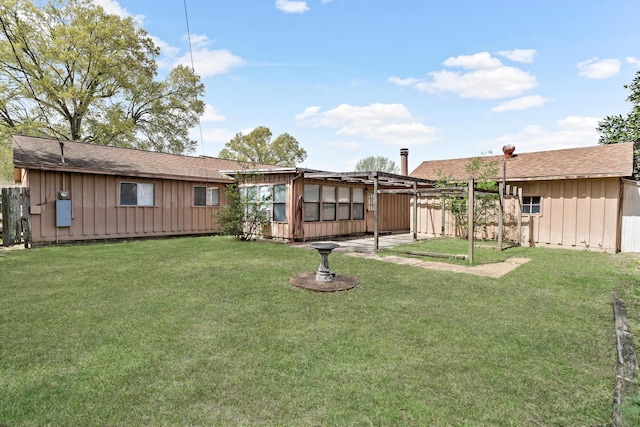 view of yard