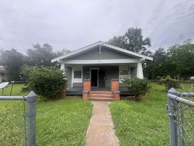 2726 13th St, Port Arthur, TX 77640 - view of front of property with covered porch