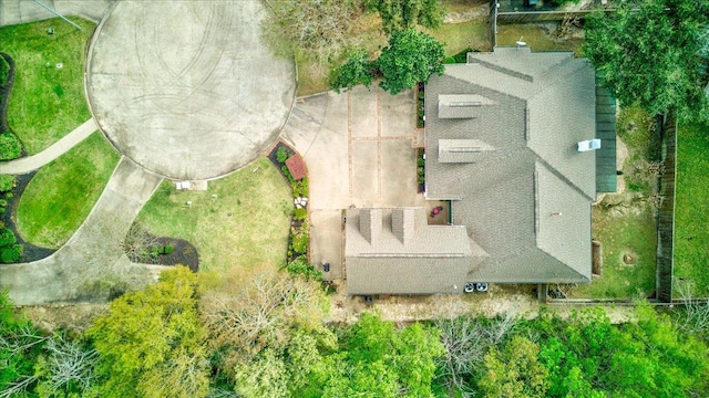 2175 Brewton Cir, Beaumont, TX 77706 - view from above of property
