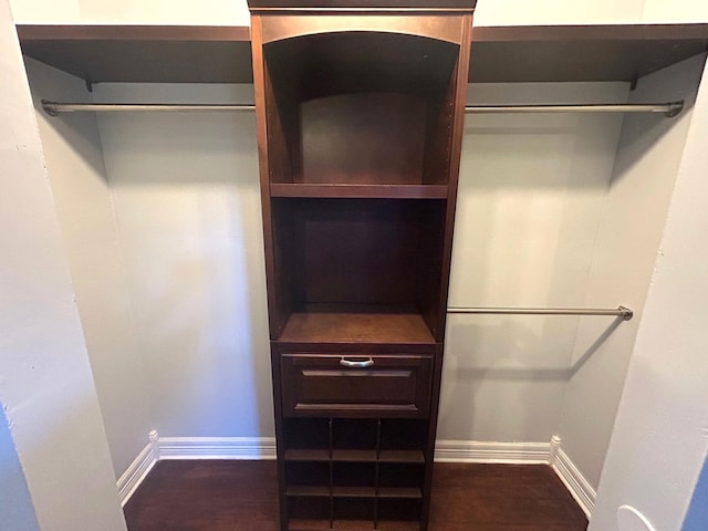 850 Orange St, Vidor, TX 77662 - walk in closet featuring dark wood-style flooring