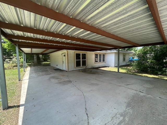 850 Orange St, Vidor, TX 77662 - view of patio with a carport