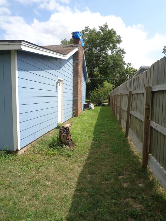 2308 Travis St, Orange, TX 77630 - view of yard with fence
