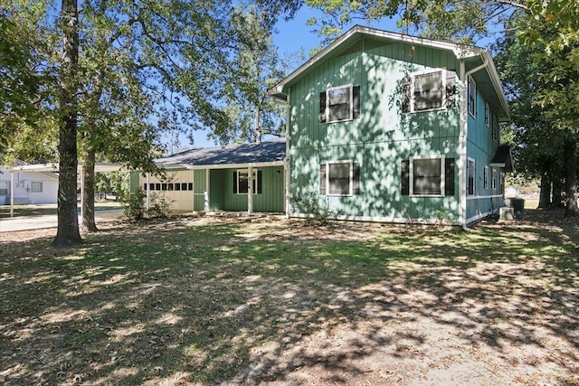 view of back of property