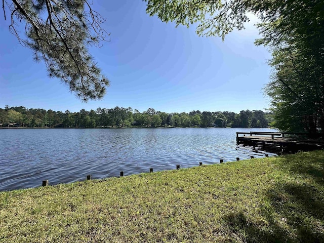 466 Galahad Loop Rd, Woodville, TX 75979 - view of dock with a water view