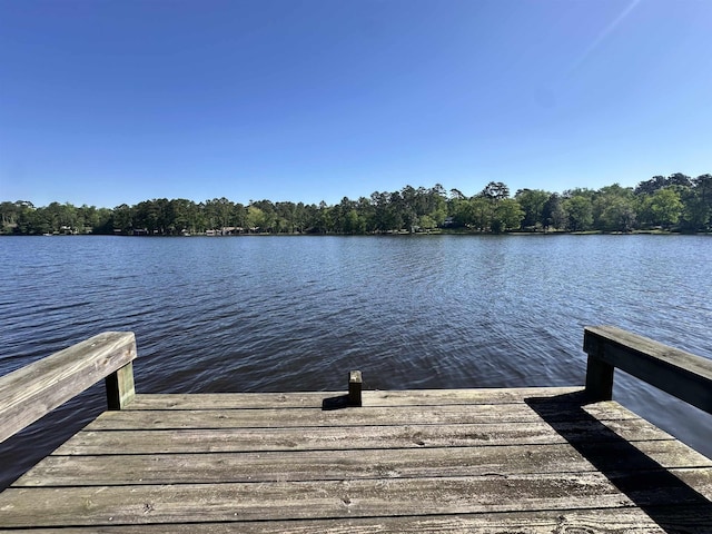 466 Galahad Loop Rd, Woodville, TX 75979 - dock area featuring a water view