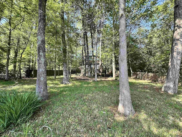 466 Galahad Loop Rd, Woodville, TX 75979 - view of yard with fence