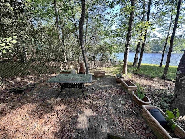 466 Galahad Loop Rd, Woodville, TX 75979 - view of yard with a water view