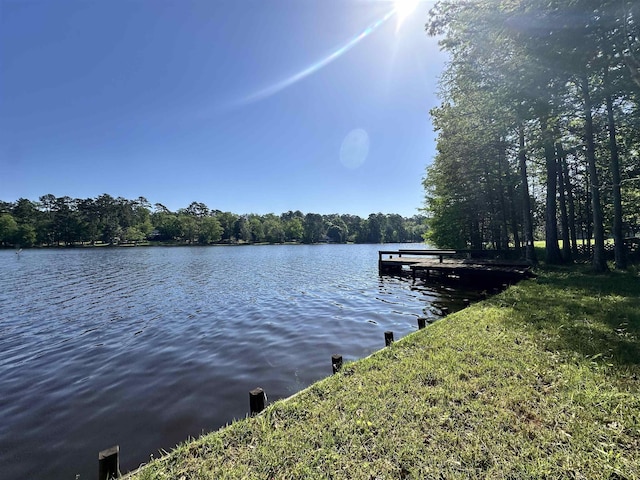 466 Galahad Loop Rd, Woodville, TX 75979 - dock area with a water view