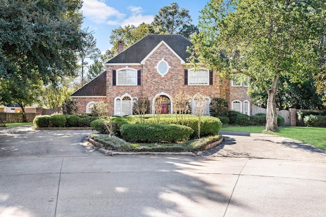 view of colonial inspired home