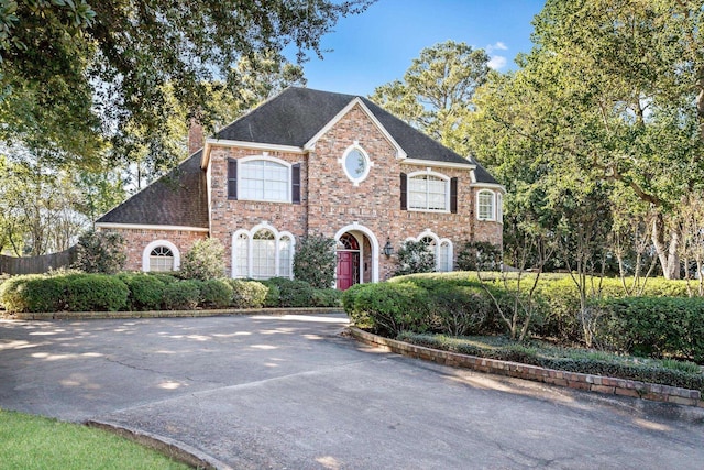 view of colonial inspired home