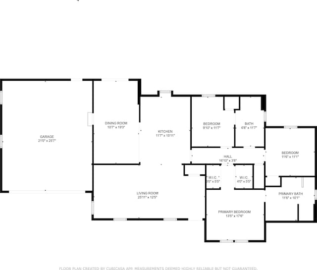 6358 Nick Ave, Port Arthur, TX 77640 - floor plan / room layout