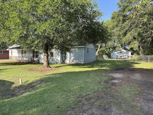 6358 Nick Ave, Port Arthur, TX 77640 - view of yard with a porch