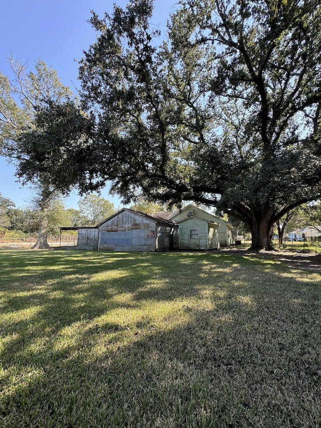 view of yard