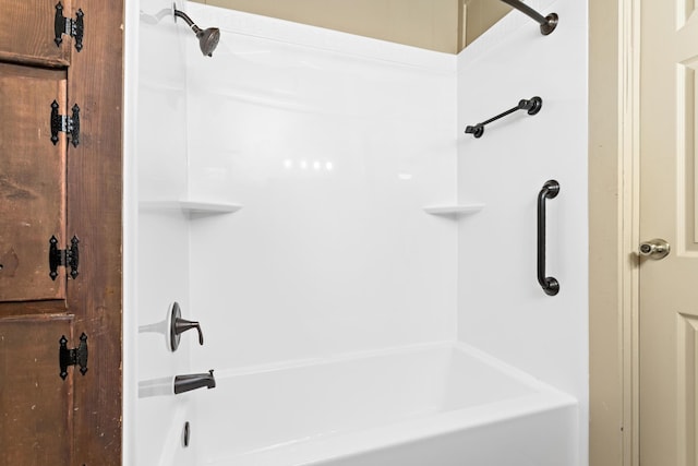 bathroom featuring tub / shower combination