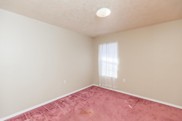1007 Ewing St, Beaumont, TX 77701 - spare room featuring baseboards, light carpet, and a textured ceiling
