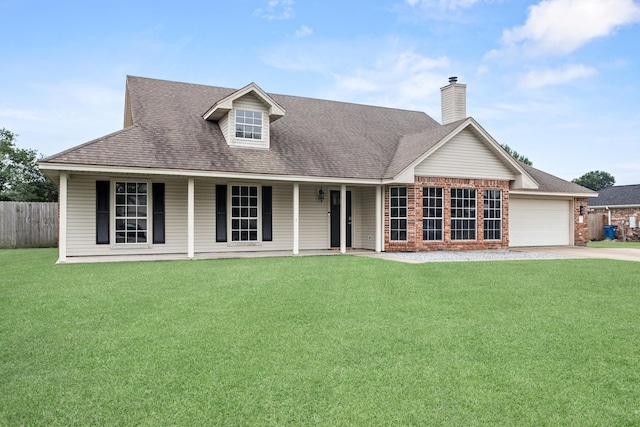 7669 Boardwalk, Lumberton, TX 77657 - view of front of property featuring an attached garage, driveway, a chimney, brick siding, and roof with shingles