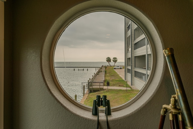 view of water feature