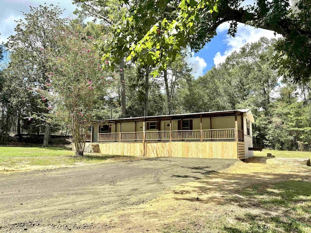 view of manufactured / mobile home