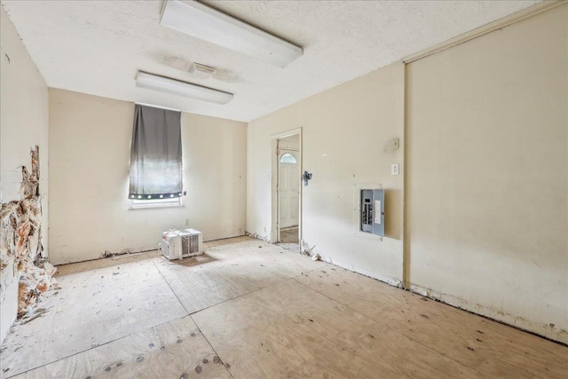 empty room featuring electric panel