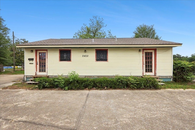 view of ranch-style house