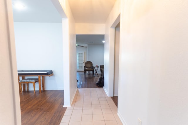 6470 Wilder Dr, Beaumont, TX 77706 - corridor with light wood finished floors and baseboards