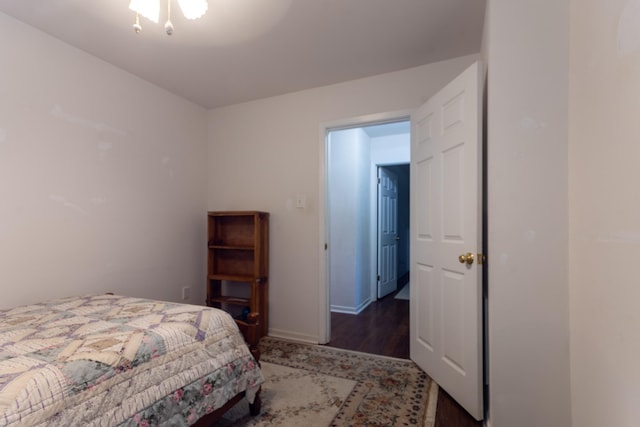 6470 Wilder Dr, Beaumont, TX 77706 - bedroom with wood finished floors and baseboards