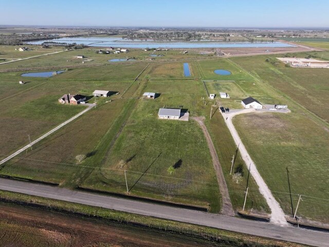 2050 Aggie Dr, Beaumont, TX 77713 - aerial view with a water view and a rural view