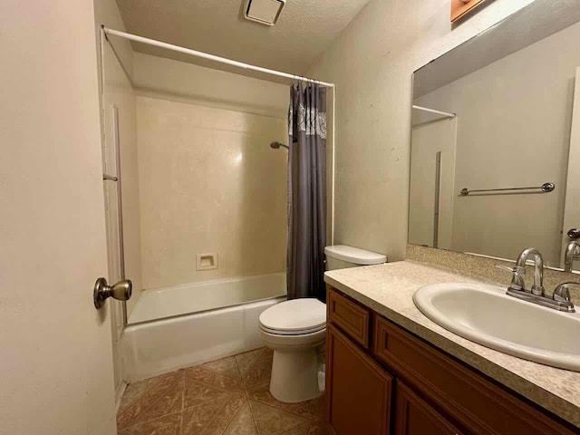 4220 Flamingo Ln, Beaumont, TX 77705 - bathroom featuring vanity, shower / bath combo, and tile patterned flooring