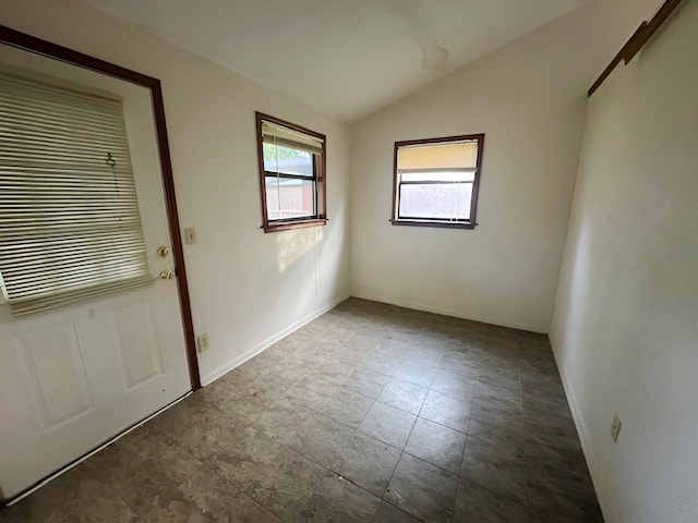 849 Dillon Dr, Silsbee, TX 77656 - spare room with lofted ceiling