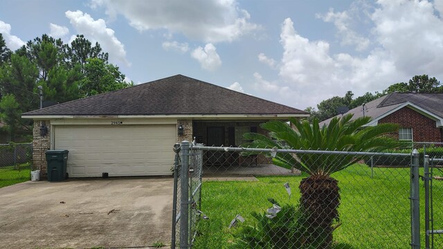 2945 Wilson St, Beaumont, TX 77703 - single story home featuring roof with shingles, concrete driveway, and an attached garage