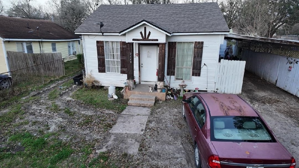 view of bungalow-style house