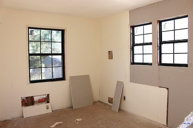 view of laundry room